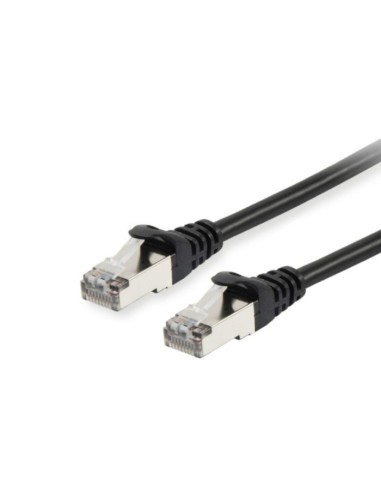 Equip Cable De Red 0,25 M Cat6a S/ftp (s-stp) Negro 606101