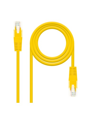 Nanocable Cable De Red Rj45 Cat.5e Utp Awg24 0.50m - Amarillo