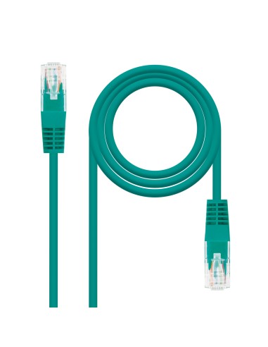 Nanocable Cable De Red Rj45 Cat.6 Utp Awg24 0.50m - Verde