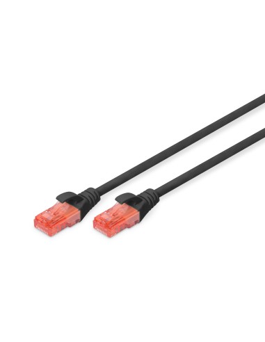 Digitus Cable De Red Awg26 Cat6 U/utp  2m Negro  Dk-1612-020/bl
