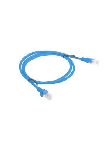 Lanberg Cable De Red Pcu5-10cc-0100-b,rj45,utp,cat 5e,1m,azul