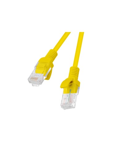 Lanberg Cable De Red Pcu6-10cc-0025-y,rj45,utp,cat 6,0.25m,amarillo