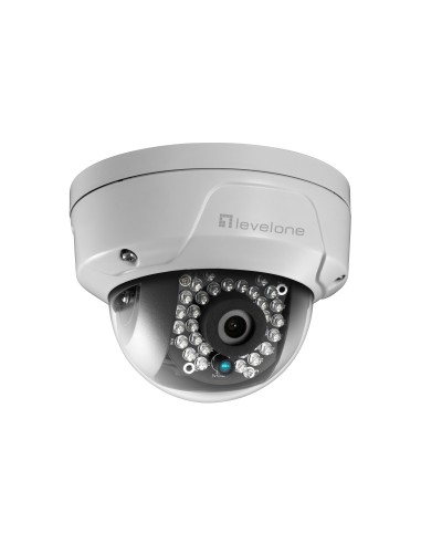 Level Oneâ camara Ip No Wifi Domo Exterior 3840x2160 4k Ir Led Solo Alimentacion Poe