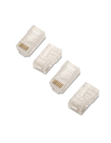 Aisens Pack De 50 Conectores Rj45 8 Hilos Cat.5e Awg24 - Transparente