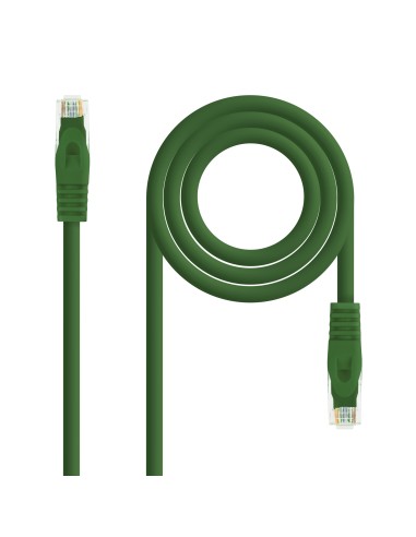 Nanocable Cable De Red Rj45 Lszh Cat.6a Utp Awg24 0.50m - Verde