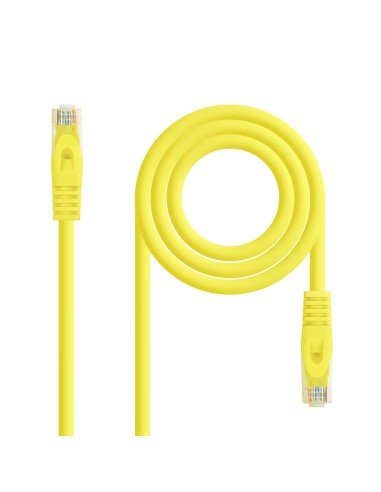 Nanocable Cable De Red Rj45 Lszh Cat.6a Utp Awg24 0.50m - Amarillo