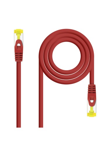 Nanocable Cable De Red Rj45 Lszh Cat.6a Sftp Awg26 0.50m - Rojo