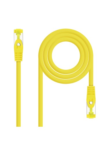 Nanocable Cable De Red Rj45 Lszh Cat.6a Sftp Awg26 0.50m - Amarillo