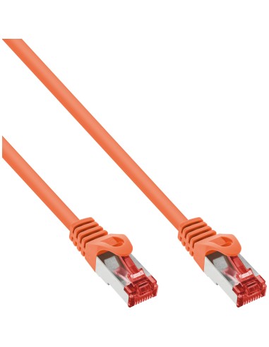 Cable De Red Inline S/ftp Pimf Cat.6 250mhz Pvc Cobre Naranja 5m