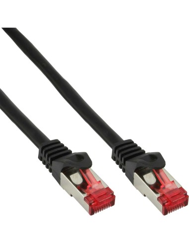 Cable De Red Inline S/ftp Pimf Cat.6 250mhz Pvc Cobre Negro 0.25m