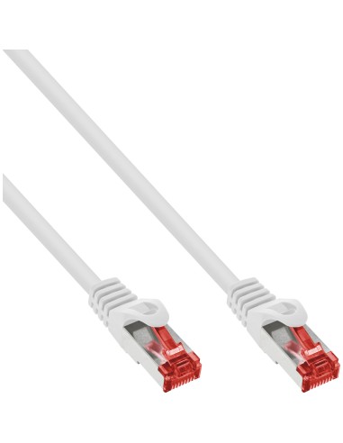 Cable De Red Inline S/ftp Pimf Cat.6 250mhz Pvc Cobre Blanco 0.25m