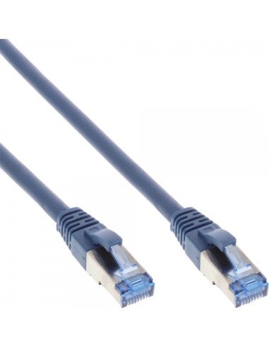 Cable De Red Inline S/ftp Pimf Cat.6a Libre De Halógenos 500mhz Azul 5m