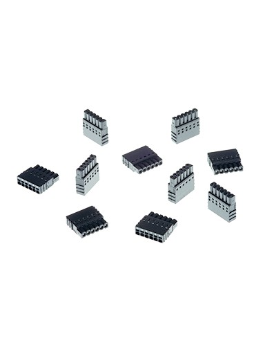 Axis Connector A 6-pin 2.5 Straight Conector De Cmara (paquete De 10) Para Axis Q1656-be, Q1656-ble
