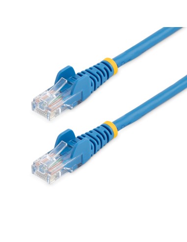 Cable 5m De Red Ethernet Cat5e Cabl Rj45 Sin Traba Snagless Azul
