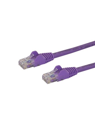 Cable De Red 10m Purpura Cat6  Cabl Ethernet Gigabit Sin Enganches