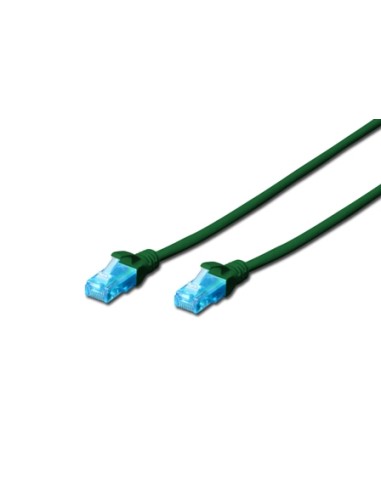 Cable De Red Cat5e 0,5m U / Utp Azul Pvc Awg 26/7 Azul