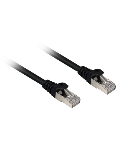 Sharkoon Cable De Red Rj45 Cat.6a Sftp 1m Negro 4044951018345