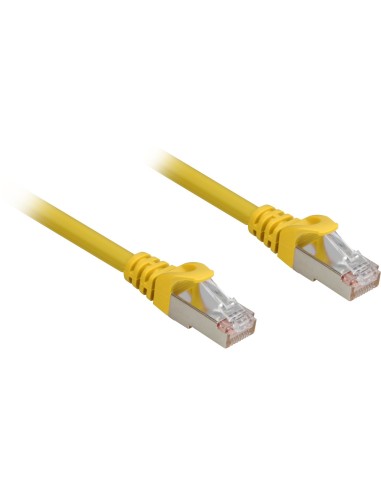 Sharkoon Cable De Red Rj45 Cat.6a Sftp 5m Amarillo