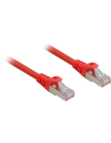 Sharkoon Cable De Red Rj45 Cat.6a Sftp 1.5m Rojo