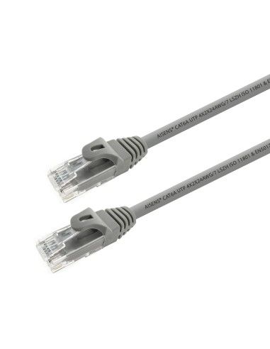 Aisens Cable De Red Rj45 Lszh Cat.6a 500 Mhz Utp Awg24 - 0.25m - Gris