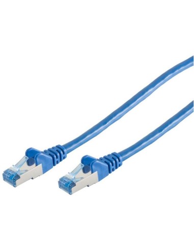 Cable De Red Cat6a Rj45 S/ftp 1m Azul