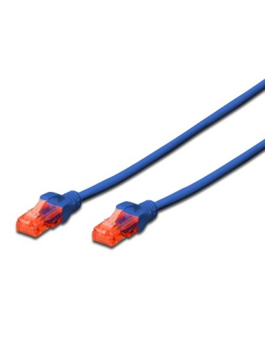 Cable Red Ewent Latiguillo Rj45 Utp Cat6 3m Azul