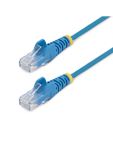 Startech.com Cable Cat6 De 1,5m - Delgado - Con Conectores Rj45 Sin Enganches - Azul, 1,5 M, Cat6, U/utp (utp), Rj-45, Rj-45,...