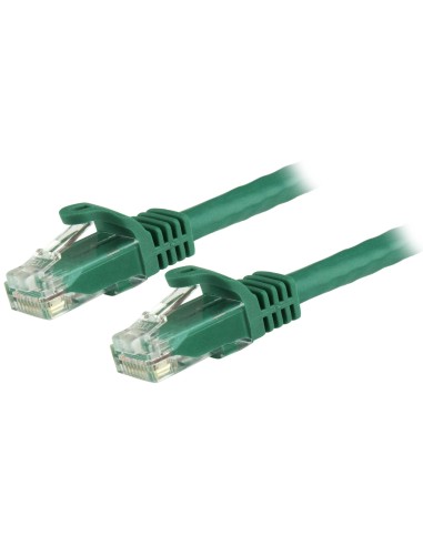 Startech.com Cable De 1,5m Cat6 Ethernet De Red Verde - Rj45 Sin Enganches - 24awg, 1,5 M, Cat6, U/utp (utp), Rj-45, Rj-45, V...