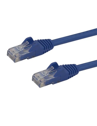 Startech.com Cable De 1,5m Cat6 Ethernet De Red Azul - Rj45 Sin Enganches - 24awg, 1,5 M, Cat6, U/utp (utp), Rj-45, Rj-45, Az...