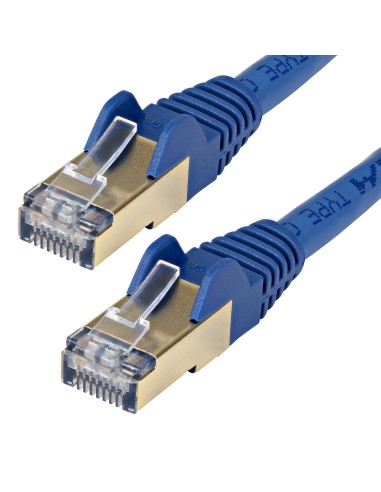 5m Cat6a Ethernet Cable        Cabl Blue - Shielded Copper Wire
