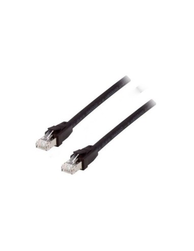 Equip Cable De Red Cat8.1 S/ftp 2xrj45  0.50m Negro (sstp