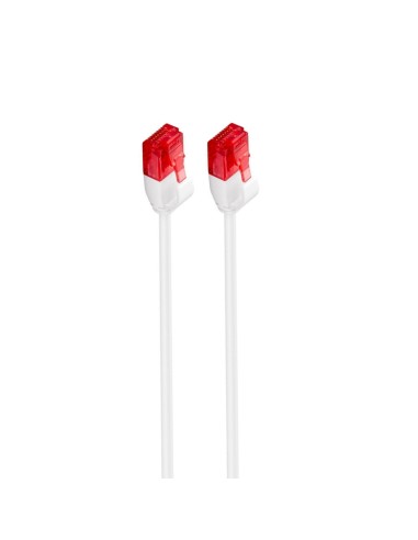 Ewent Cable Red Slim Cat.6 U/utp Awg30/7, Cu, 5,0mt Blanco Slim Cable De Red Cat.6 U/utp Slim 5.0 M