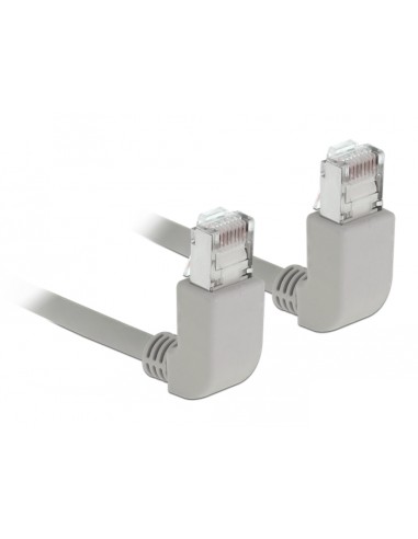 Delock Cable De Red Rj45 Cat.6a S / Ftp Acodado Arriba 0,5 M