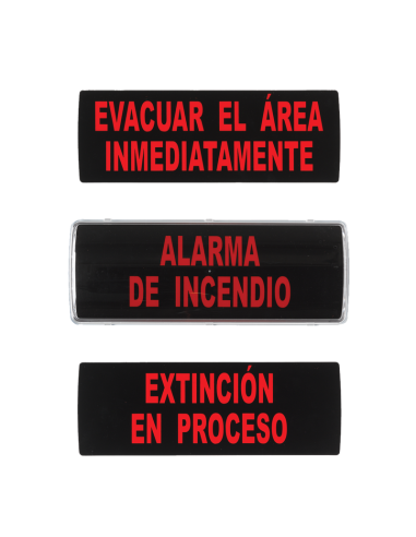 Rótulo Iluminado Kilsen De Indicación De Evacuación, Extinción Y Alarma Con Zumbador De 90db