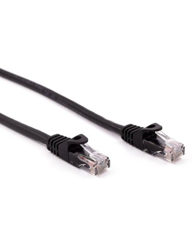 Nilox Cable Red Latiguillo Rj45 Cat.6 Utp Negro, 1.0 M