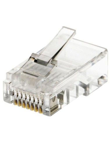 Helos Conectores Rj45 100 Piezas 8p8c Transparente