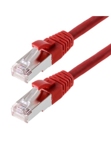 Helos Cable De Red Sf/utp Cat 5e Rojo 0,5m