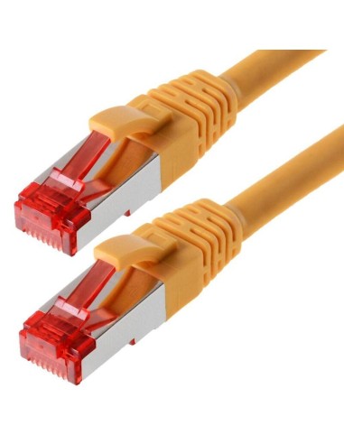 Helos Cable De Red S/ftp Cat 6 Amarillo 1,0m