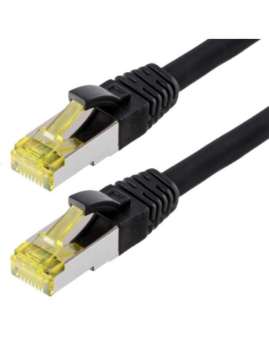 Helos Cable De Red S/ftp Cat 6a Negro 5,0m