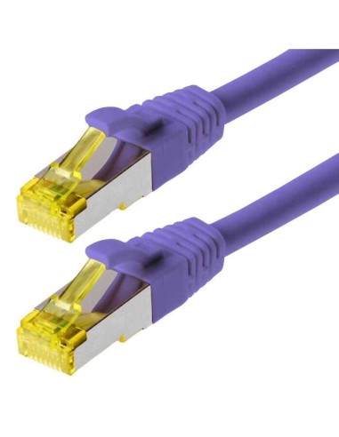 Helos Cable De Red S/ftp Cat 6a Lila 1,5m