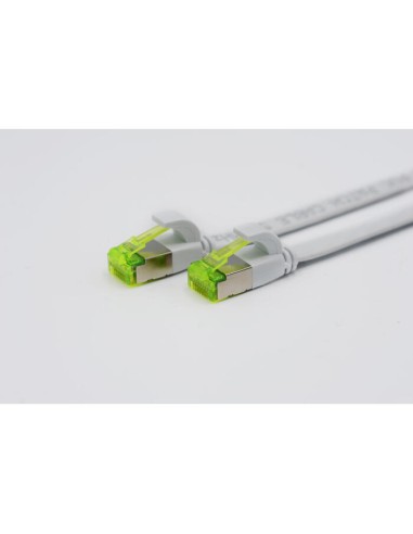 Helos Ultraplano Cable De Red U/ftp Cat 6a Blanco 2,0m