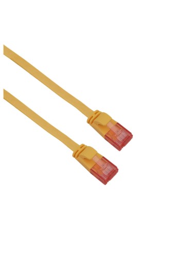 Helos Ultra Slim Cable De Red U/utp Cat 6 Amarillo 0,25m