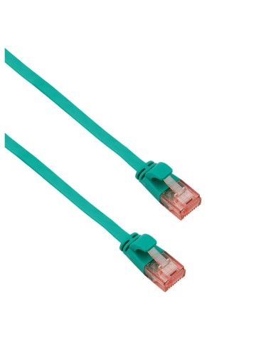 Helos Ultra Slim Cable De Red U/utp Cat 6 Verde 0,25m