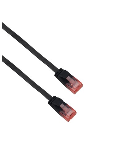 Helos Ultra Slim Cable De Red U/utp Cat 6 Negro 15,0m