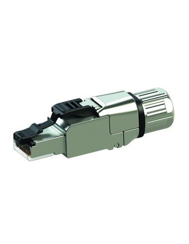 Conector Telegärtner Mfp8 Cat 6a T568b, Con Tapa Protectora Premontada