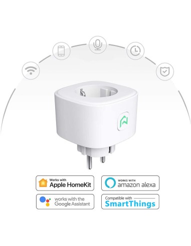 Meross Enchufe Mss210 Smart Wi-fi, Enchufe Interruptor Mss210