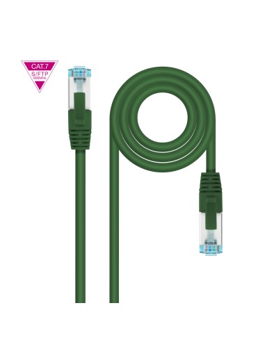 Nanocable Cable Red Cat.7 Lszh Sftp Pimf Awg26 50cm - Verde