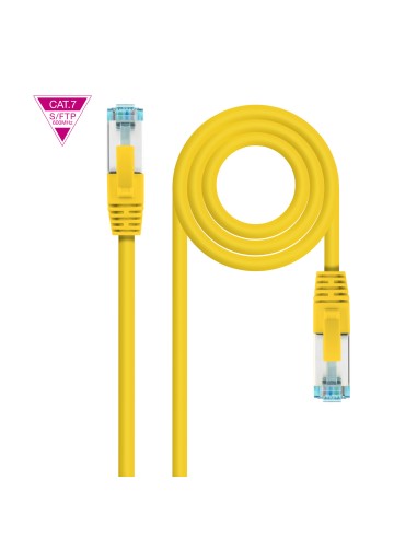 Nanocable Cable Red Cat.7 Lszh Sftp Pimf Awg26 25cm - Amarillo