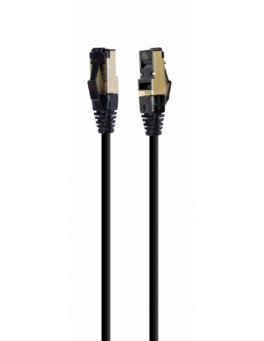 Gembird Cable De Red S/ftp Cat8 Lszh 0.25m  Negro