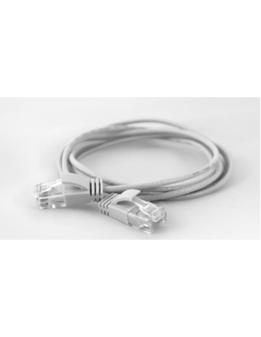 Wantecwire Utp, Cable Extra Fino Cat6a, D   2,8 Mm, Blanco, Longitud 0,25 M